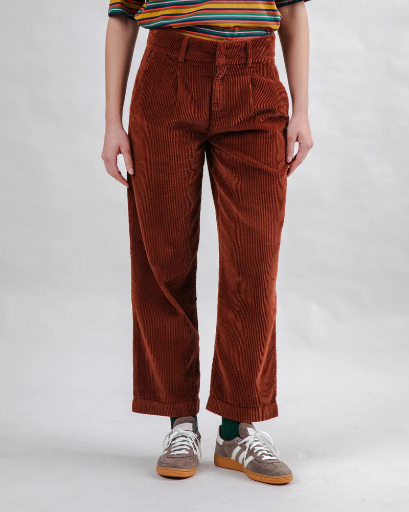 Trousers Pleated Pants Rose by Brava