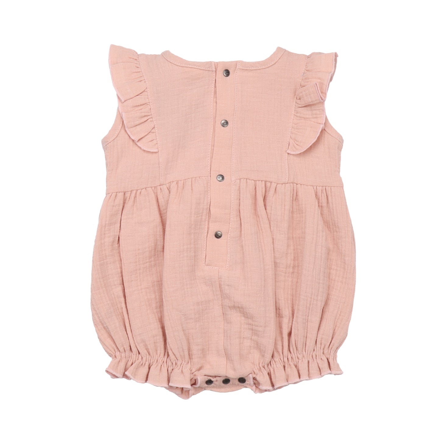 Baby Body Ruffle Pink Muslin by Walkiddy