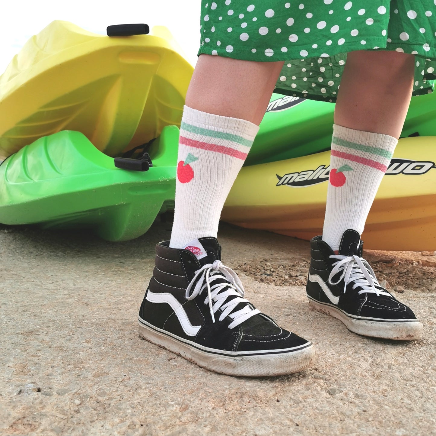 Damens Socke apfel atmo