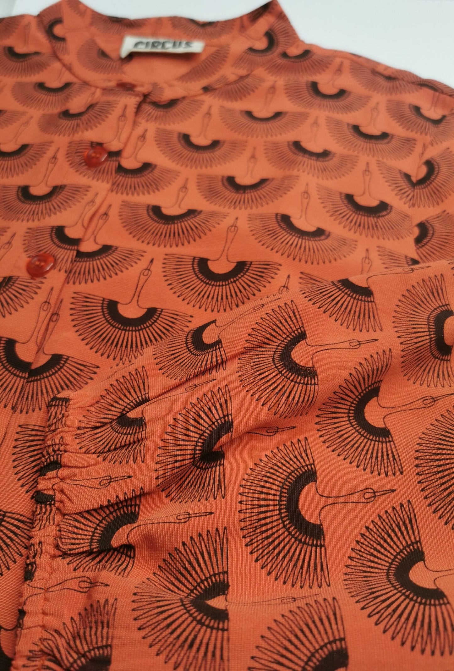 Dress Crane brick and black by Circus