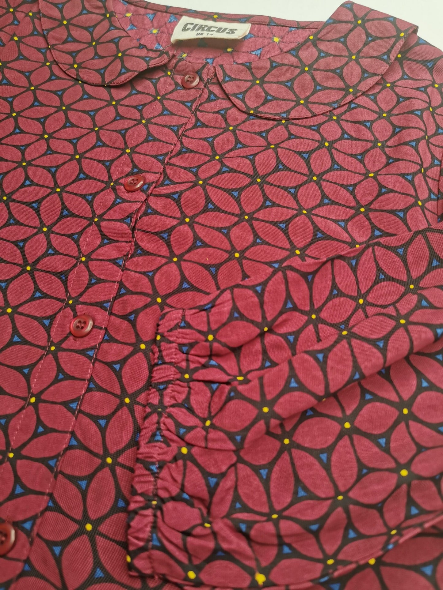 Blumenkleid mit Bubikragen Petal von Circus