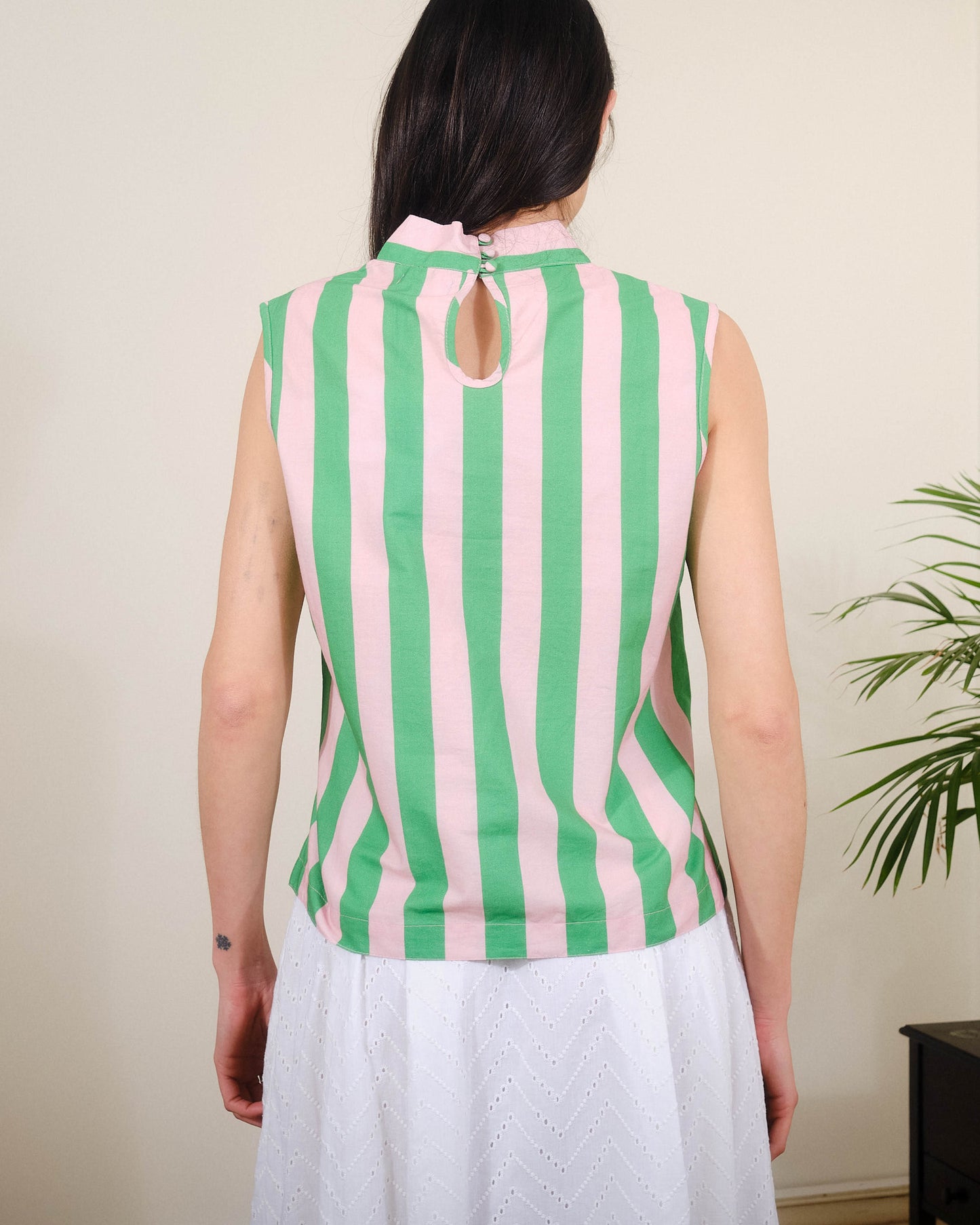 Nikki Top Stripes green/pink von Pretty Vacant