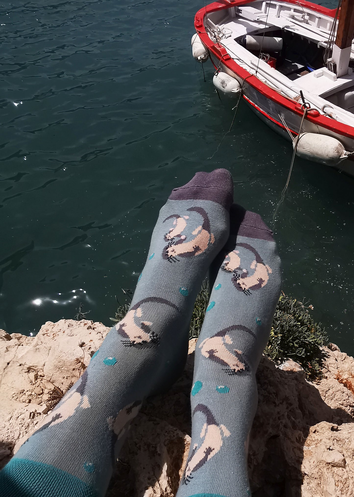 Otter sock by Fräulein Prusselise