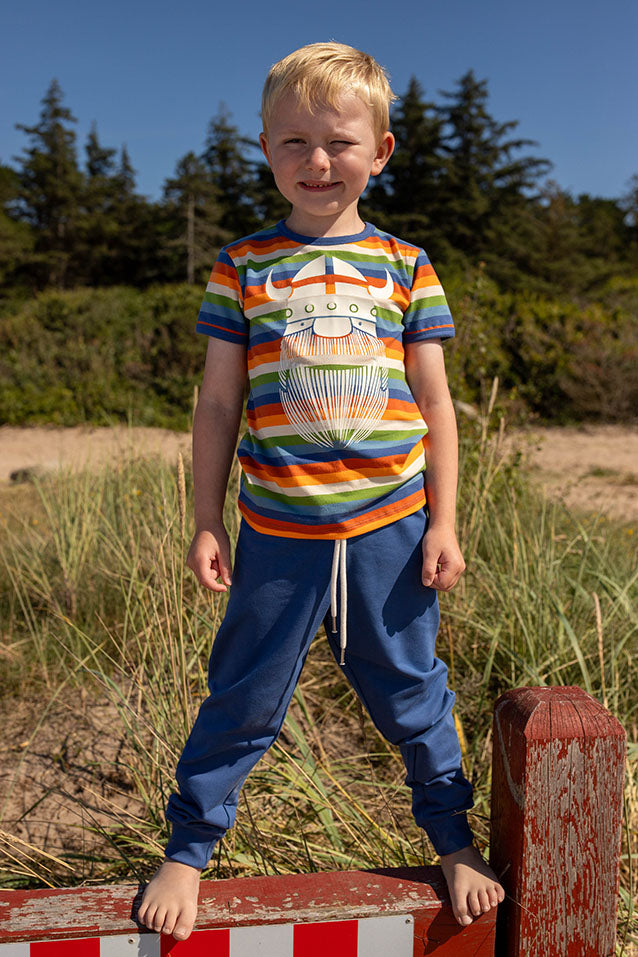 T-Shirt Danesigurd Tee blau/zimz/grün von Danefae