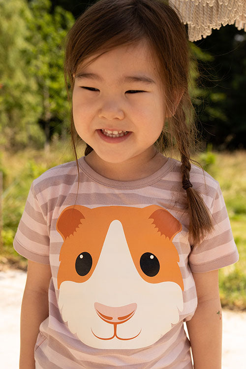 T-Shirt Meerschweinchen Ringel von Danefae/Dyr