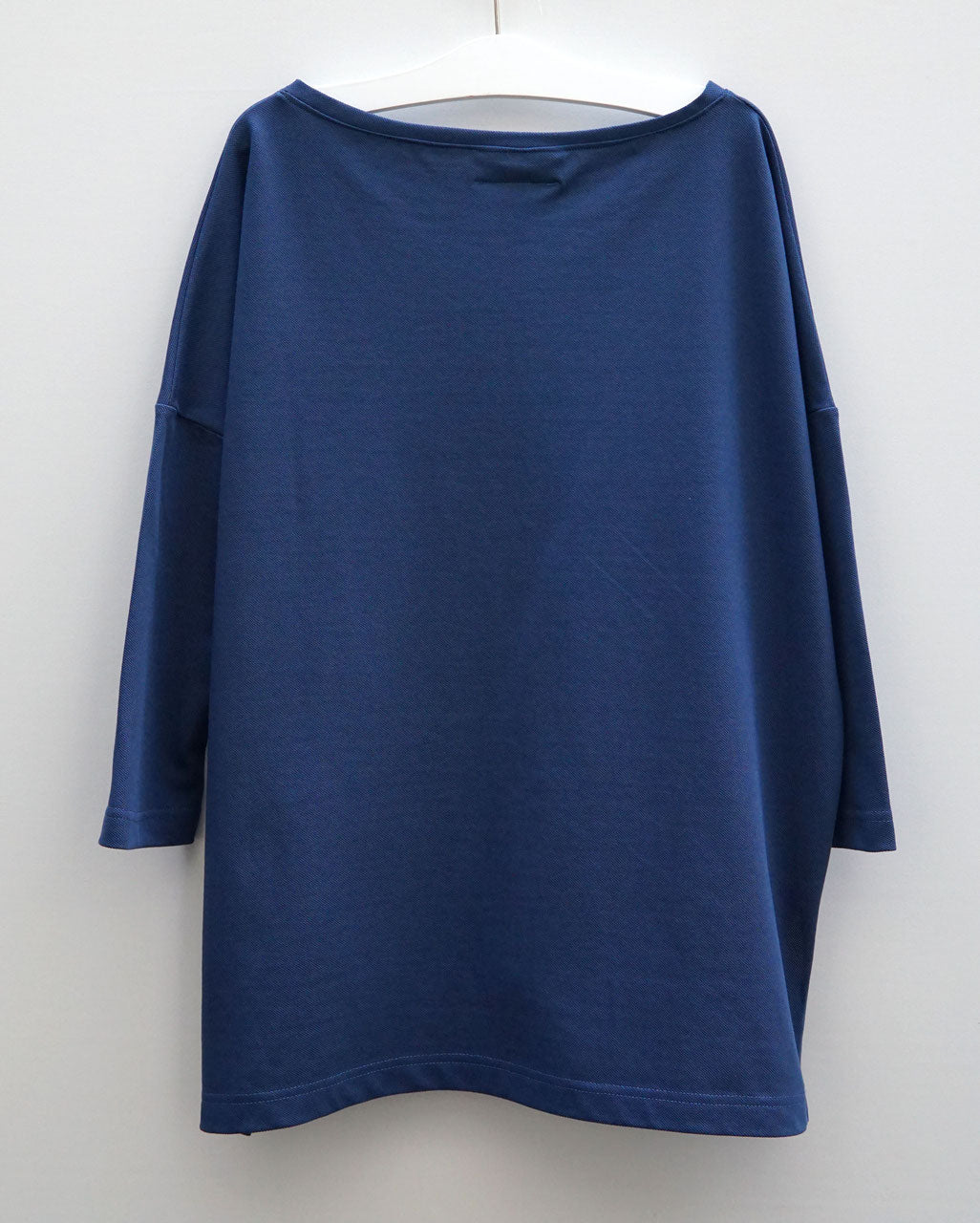 Damen H- Top blau Piké blau -Hinten