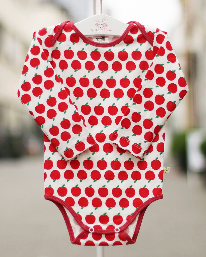 Baby Body mit Apfelprint