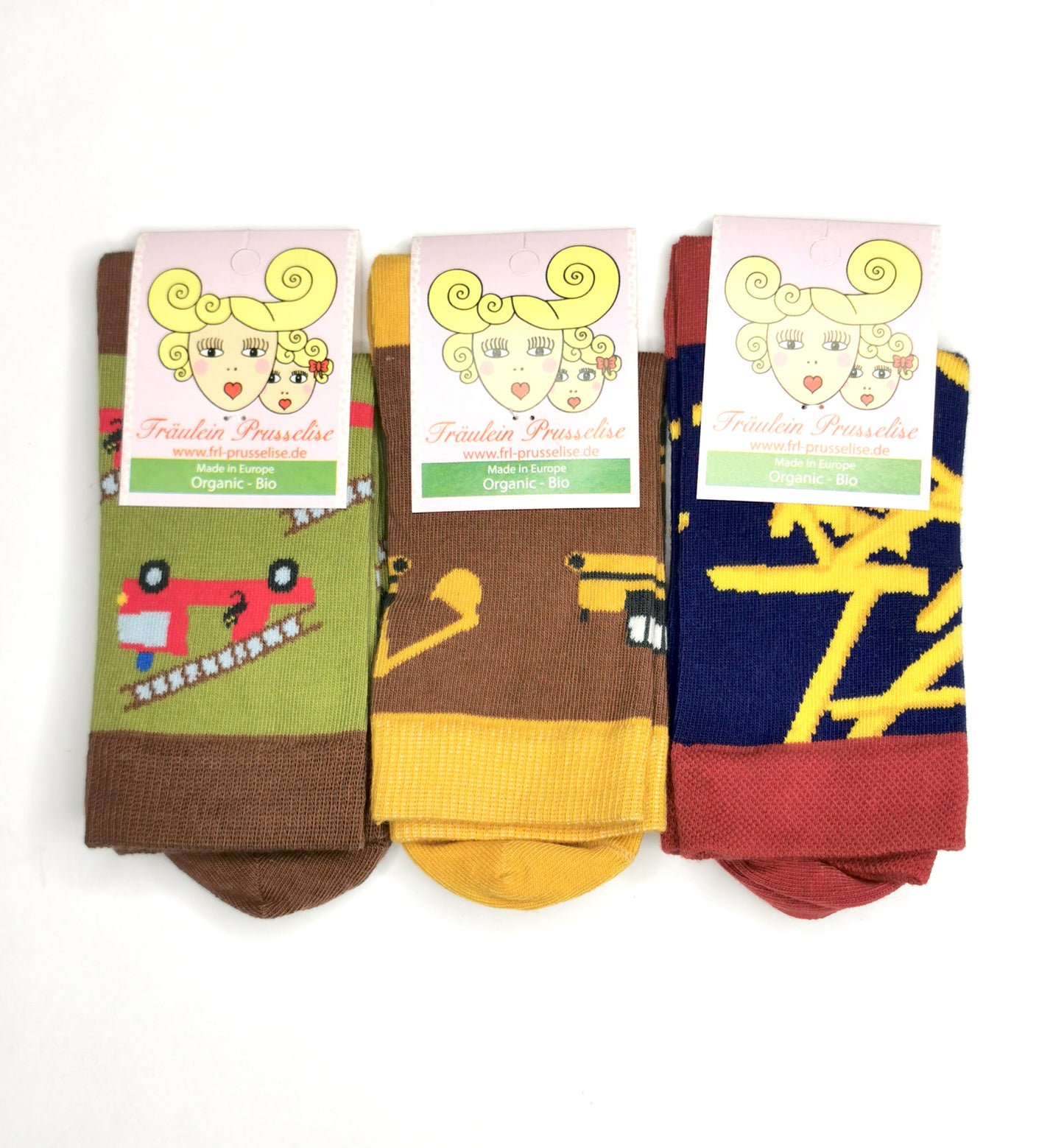 3er Spezial für kleine Herren Socken von Fräulein Prusselise