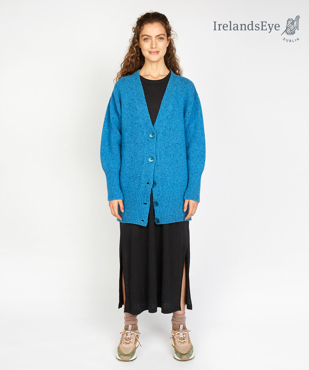 IrelandsEye Cumberland oversized Cardigan blue