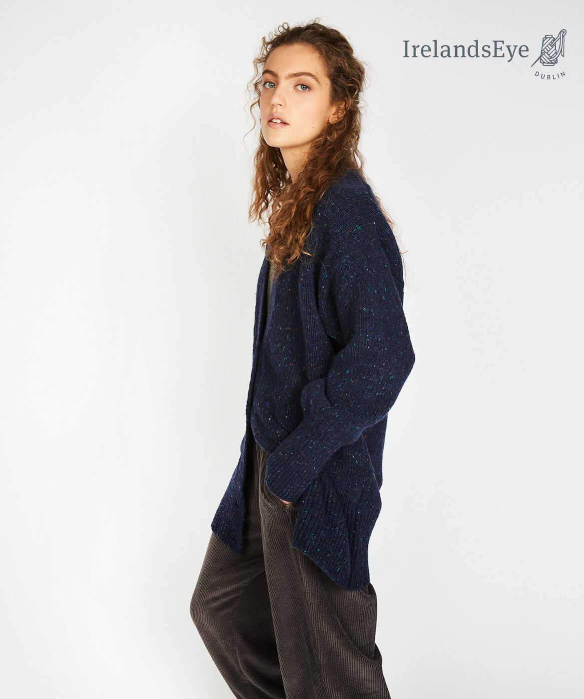 IrelandsEye Cumberland oversized Cardigan rich Navy