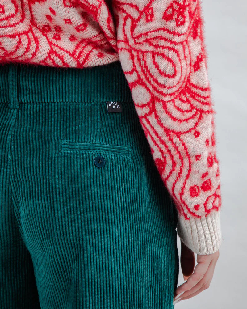 Trousers Pleated Pants Rose by Brava
