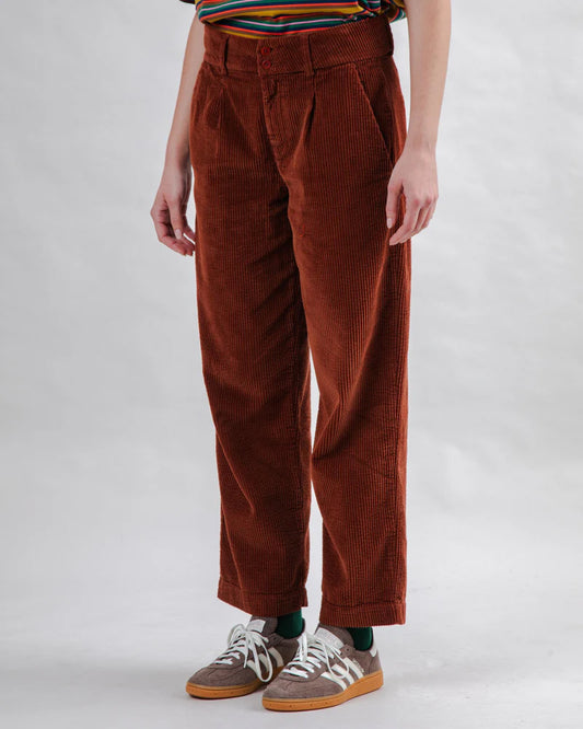 Trousers Pleated Pants Rose by Brava