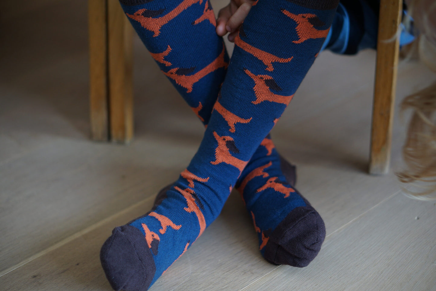 Dachshund Knee Socks Children by Fräulein Prusselise