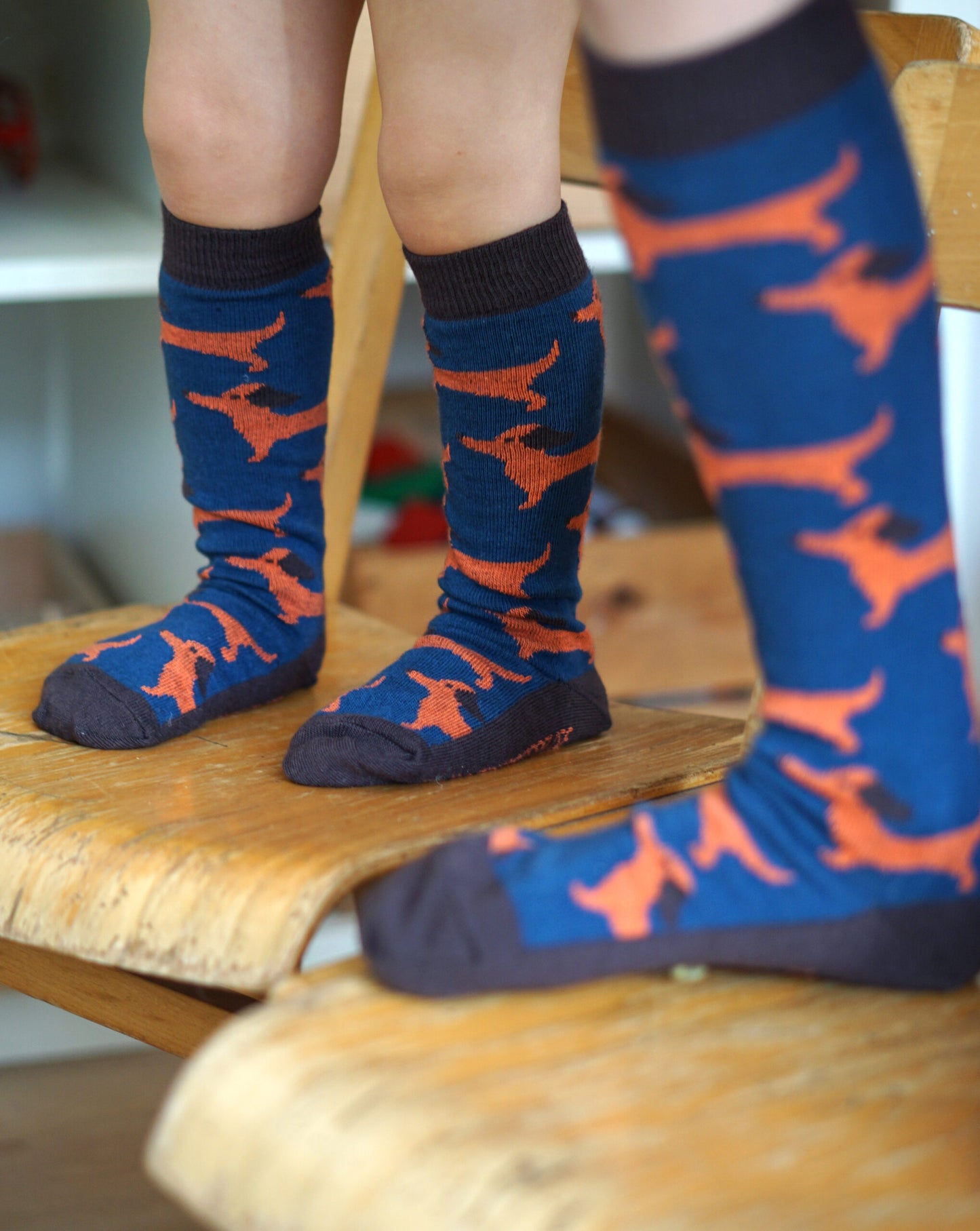 Dachshund Knee Socks Children by Fräulein Prusselise