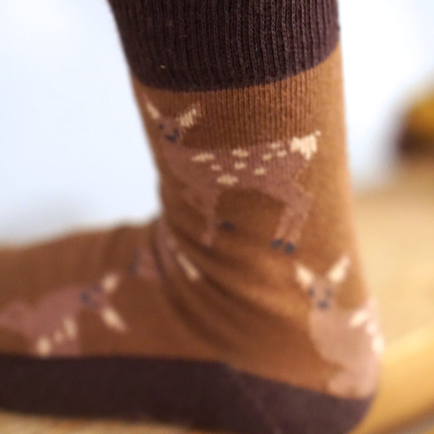 Fawn sock by Fräulein Prusselise 