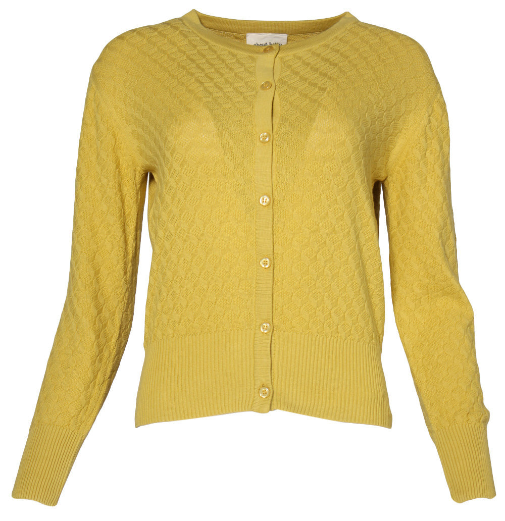 Cardigan Yellow von About Betty