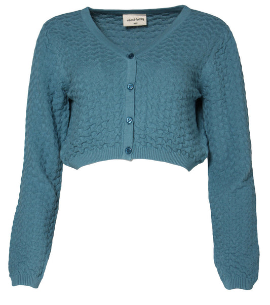 Kurz Cardigan Aqua About Betty