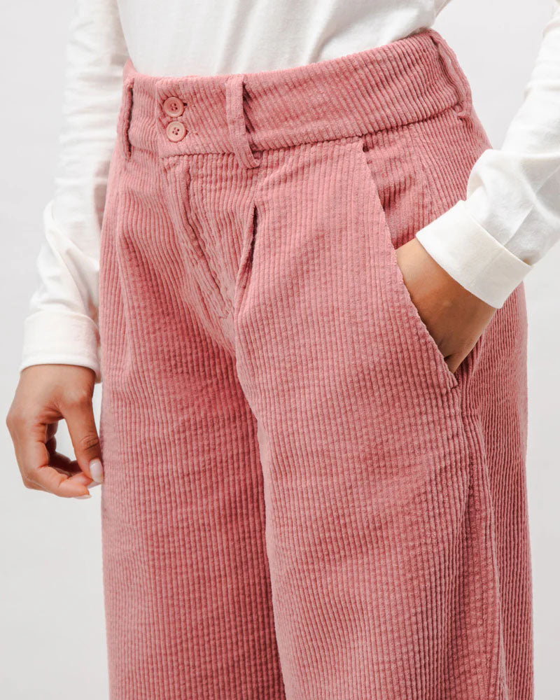 Trousers Pleated Pants Rose by Brava