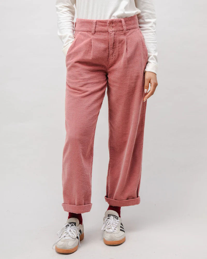 Trousers Pleated Pants Rose by Brava