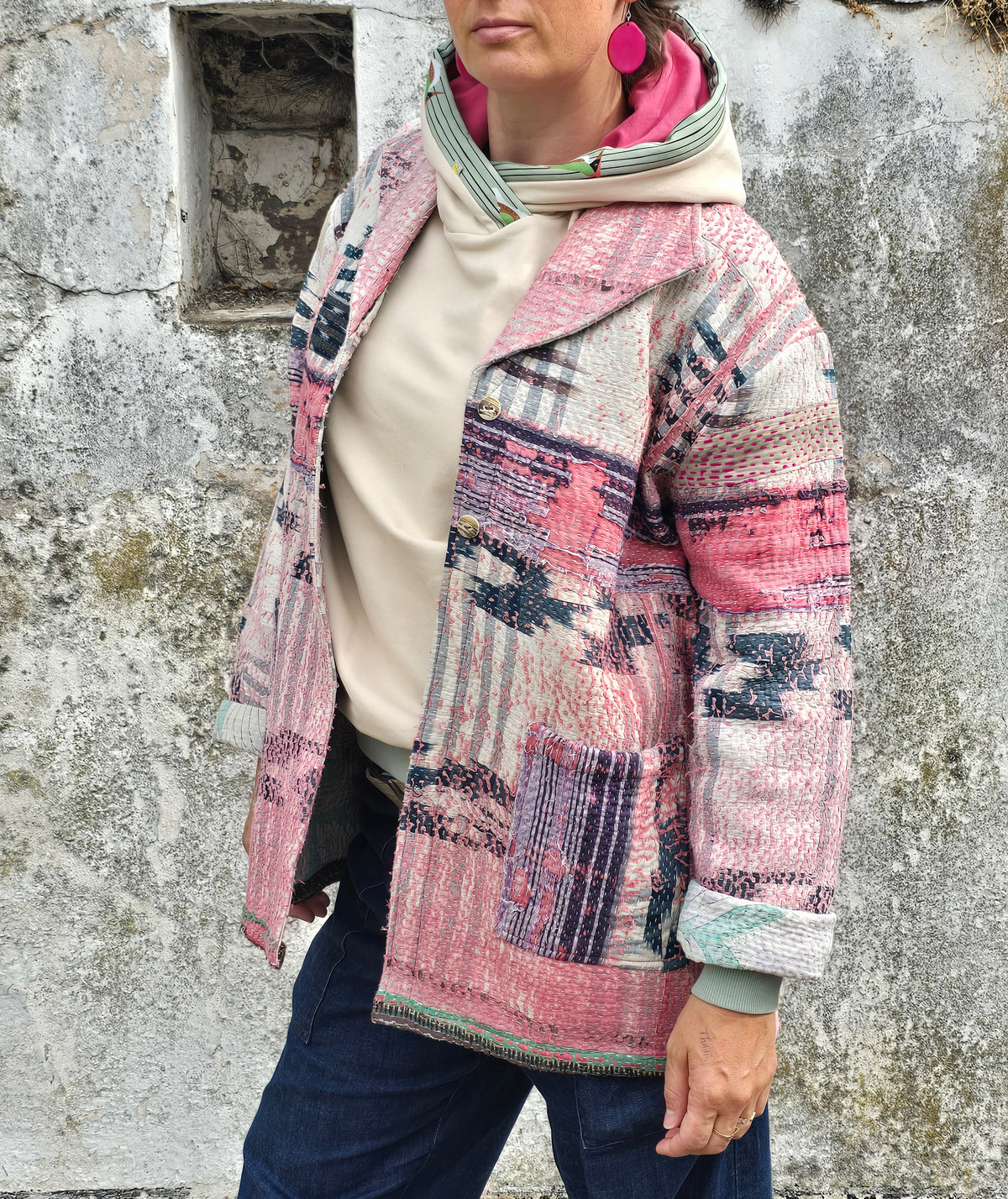 Quilt Jacke multicolor unikat Hanne 232 von byLi