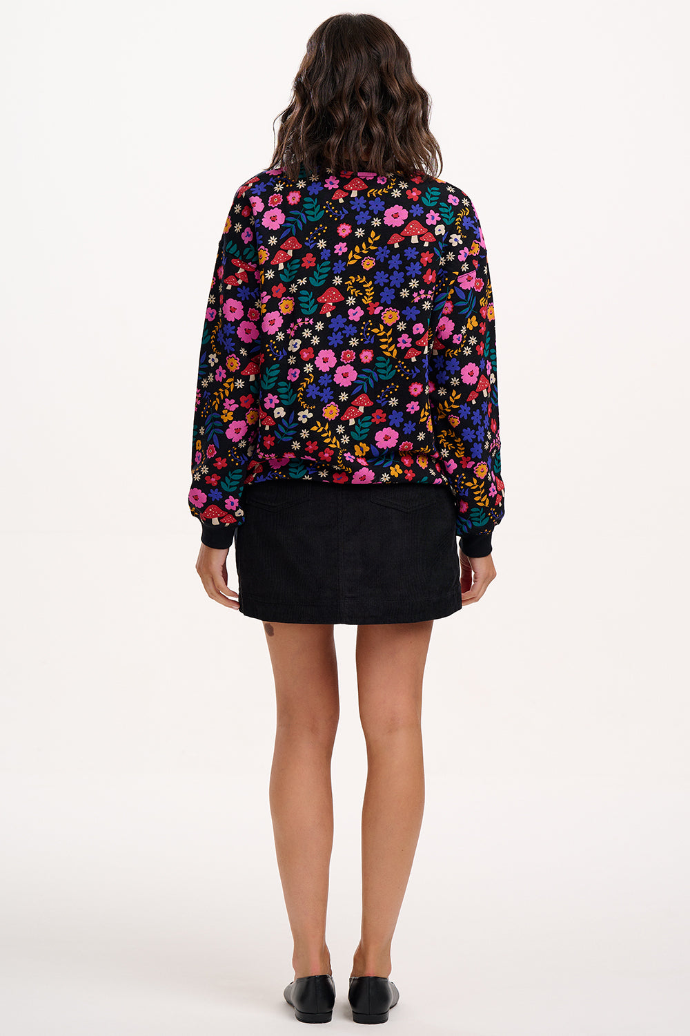 Noah Sweatshirt Floraler Glückspilz von Sugarhill