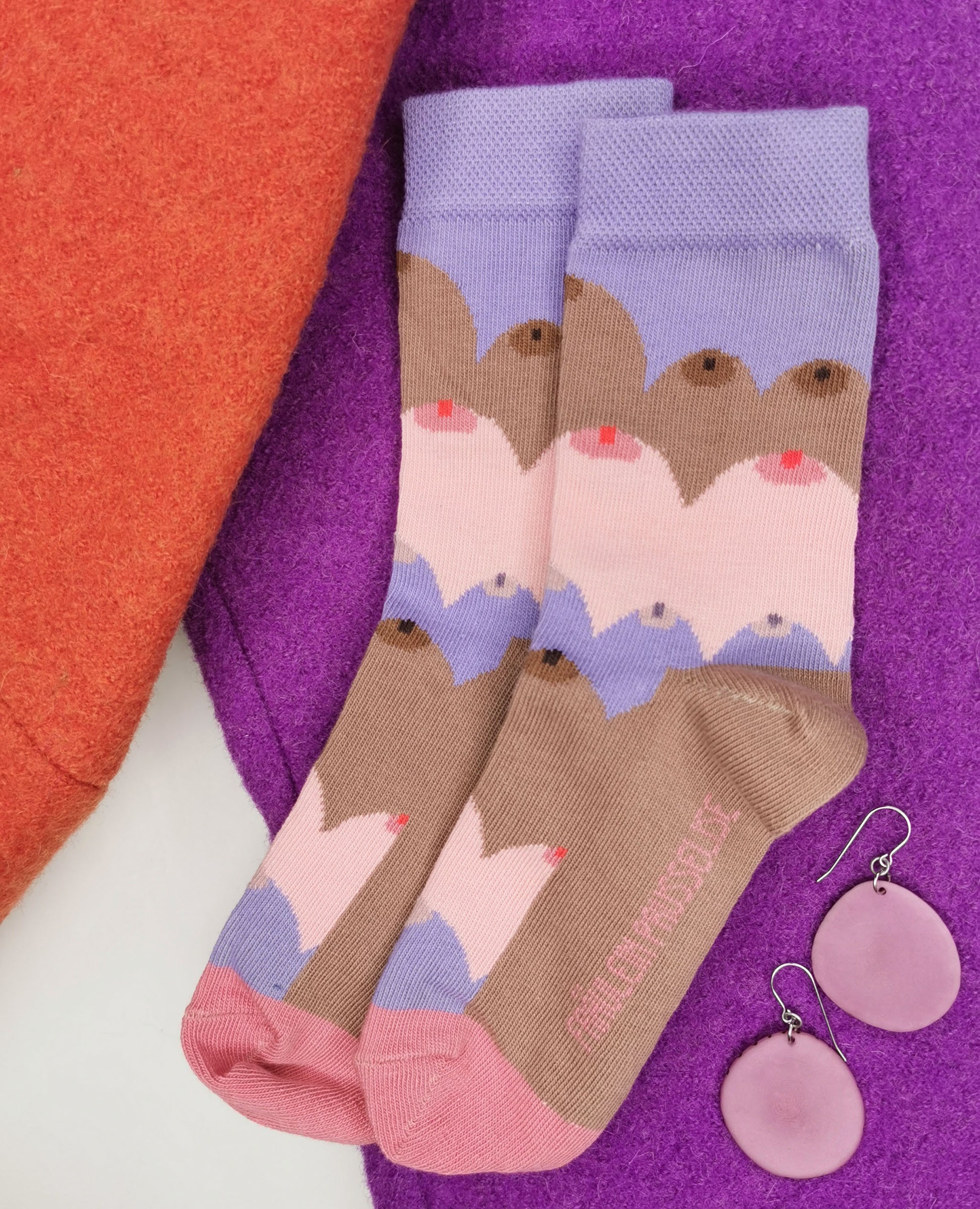 Body positvity bio socke aus baumwolle