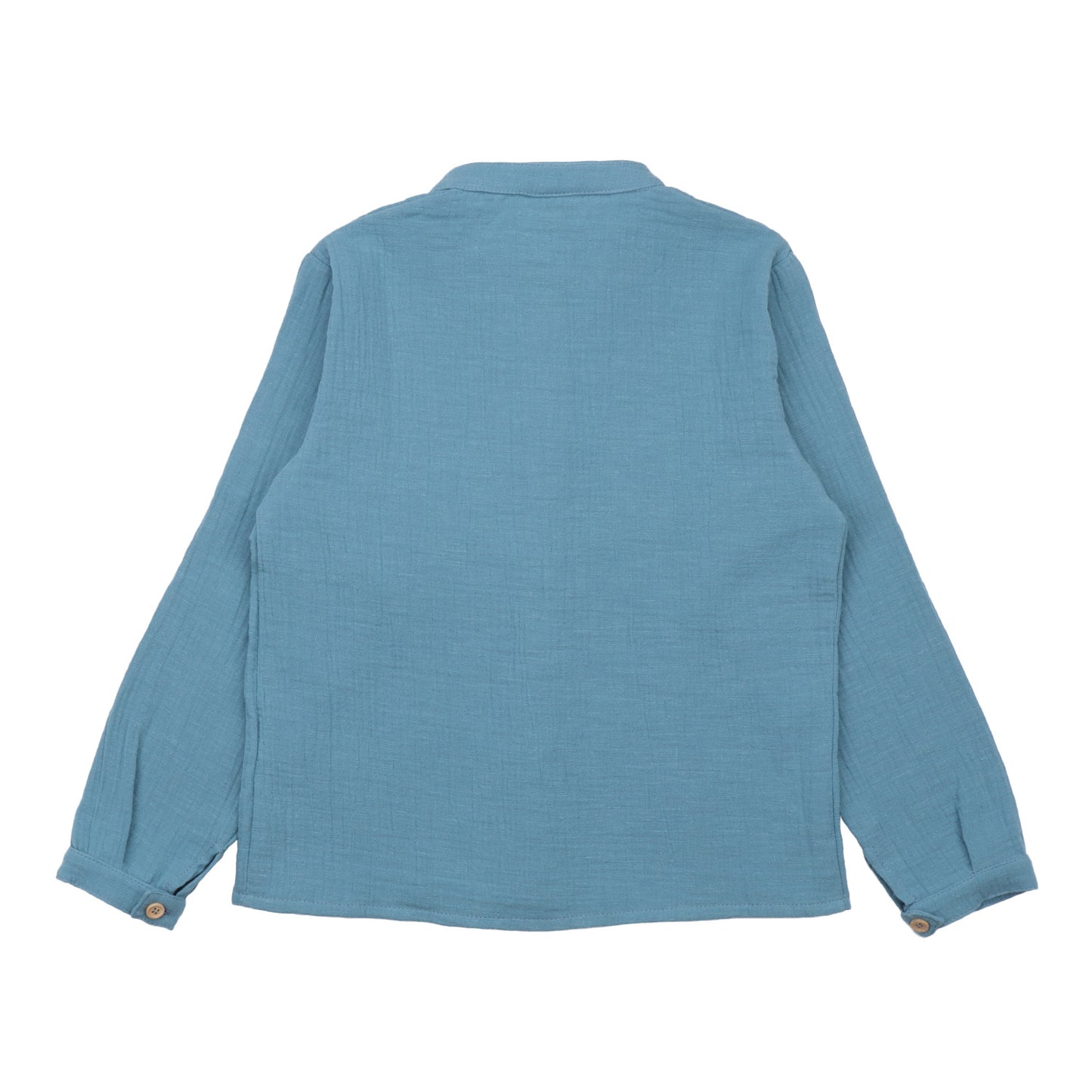 Shirt hemp blue long sleeve from Walkiddy