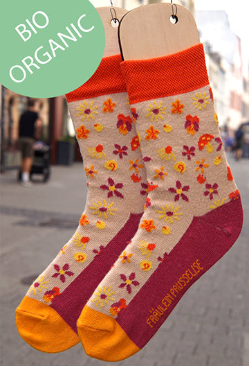 Flower-power Socke