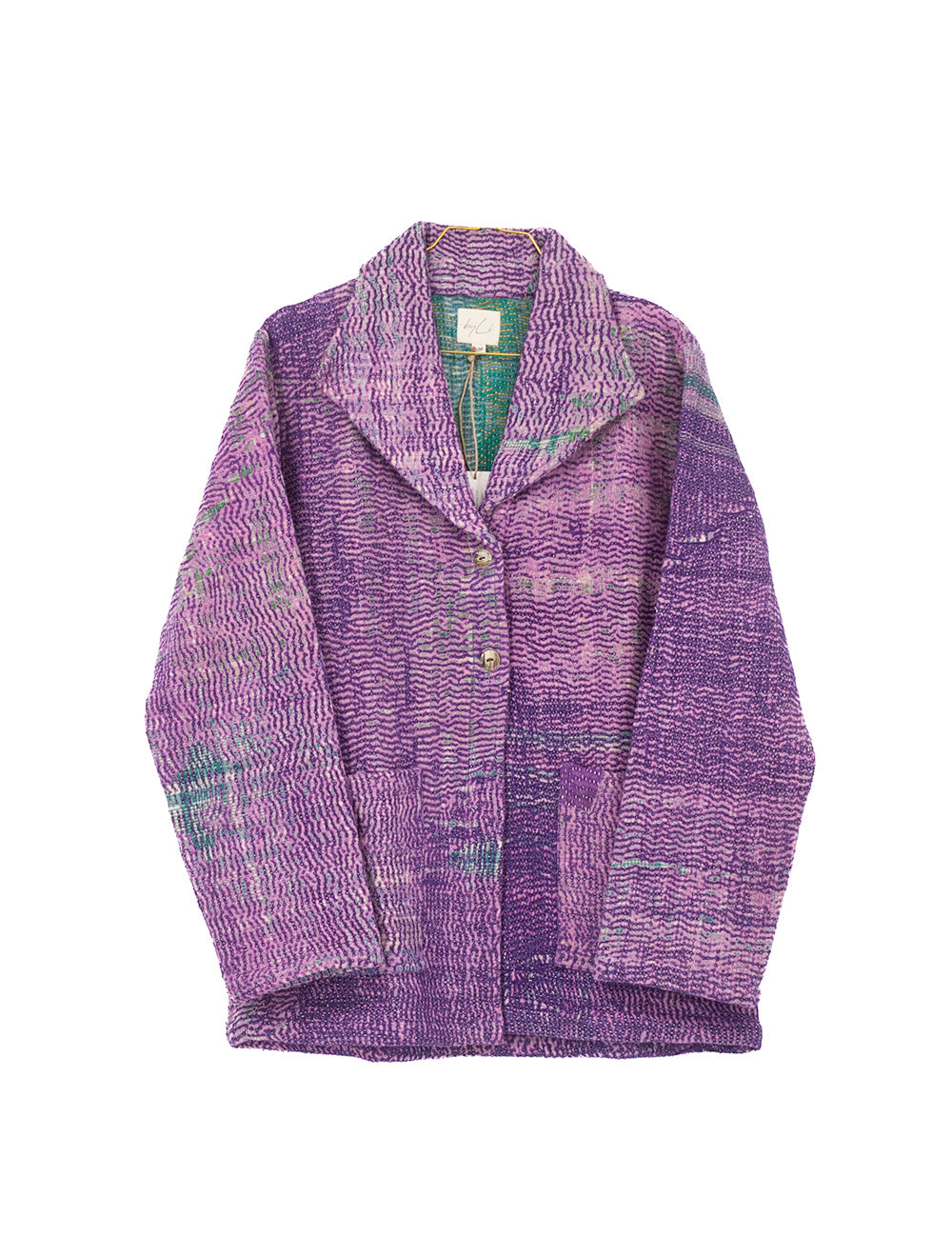 Quilt Jacke multicolor unikat Hanne 271 lila von byLi