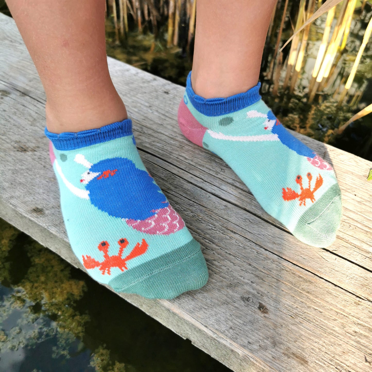 Mermaid sneaker socks by Fräulein Prusselise