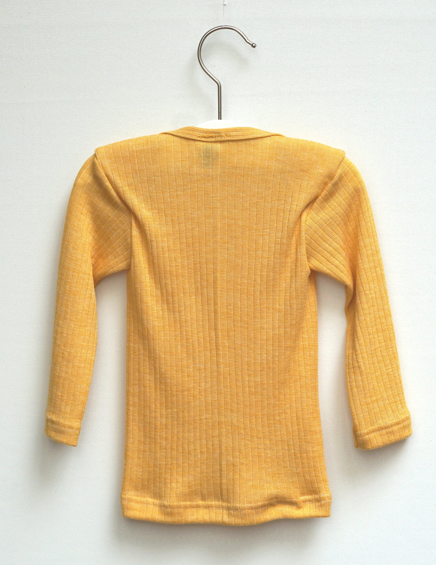 Shirt yellow rib knit by Cosilana