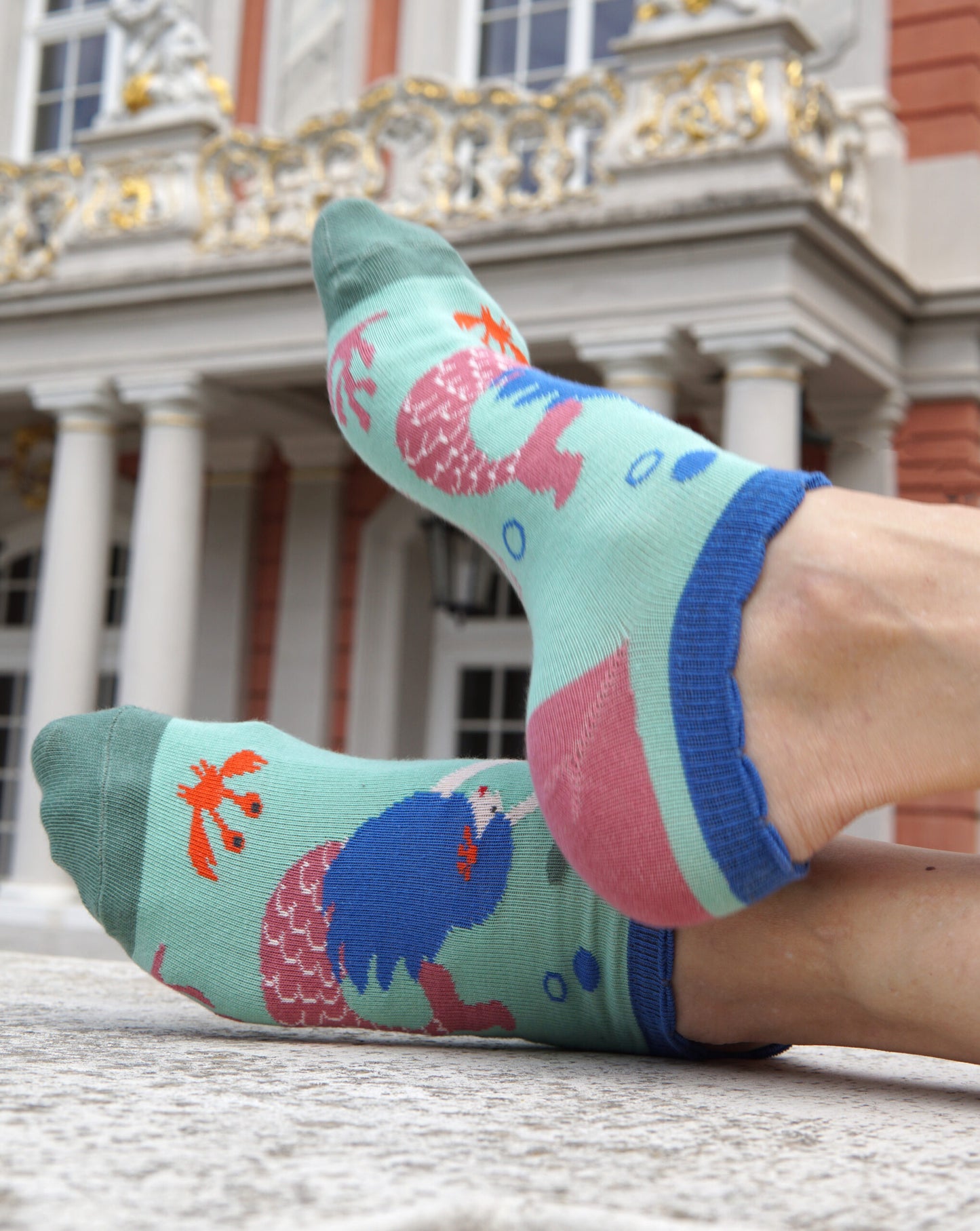 Mermaid sneaker socks by Fräulein Prusselise