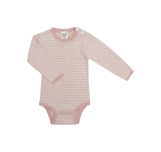 Body Ringel Strick rosa/beige von Puri