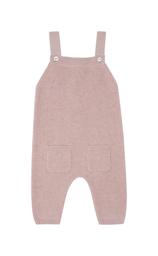 Bib shorts pearl knit rosé by Puri