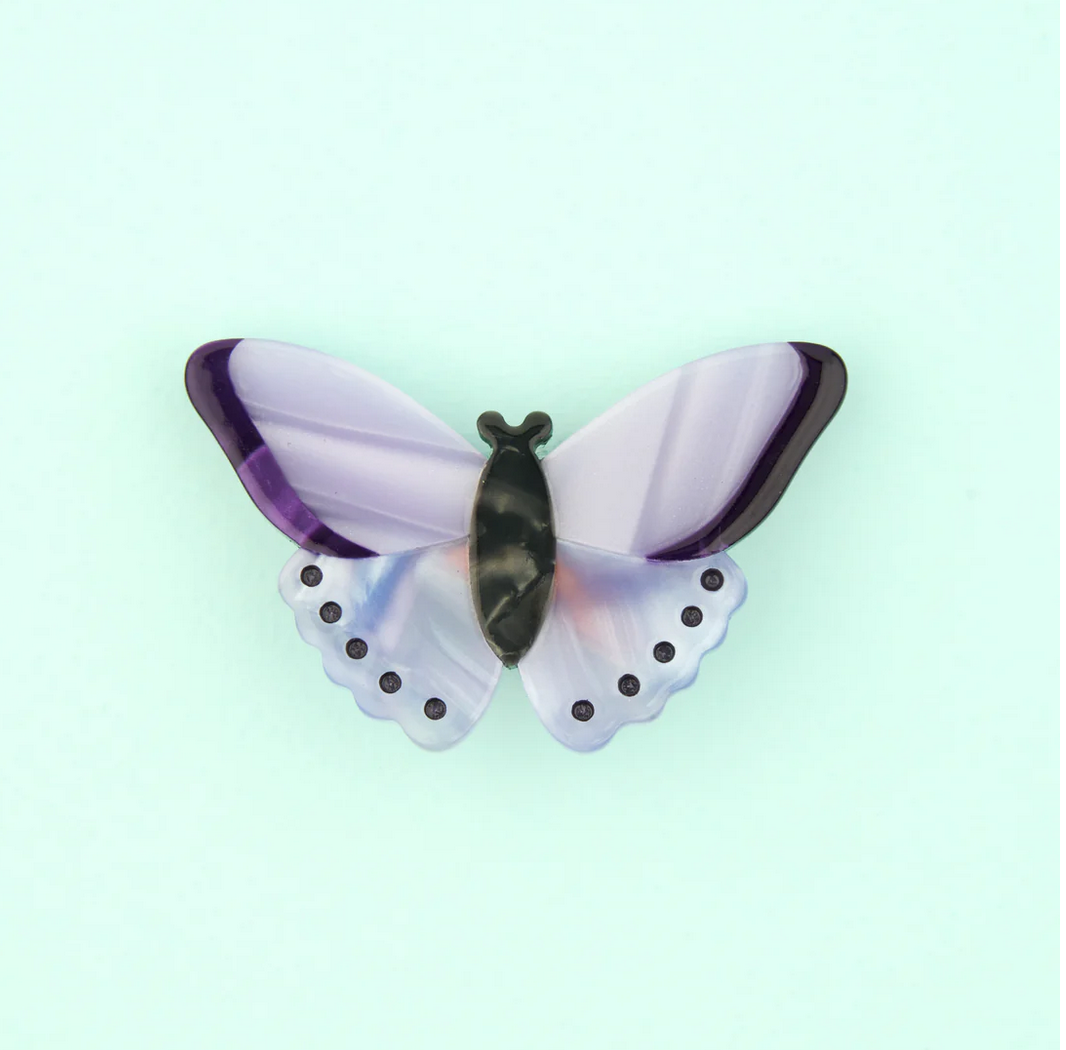 Papillon butterfly clip purple by Coucou Suzette