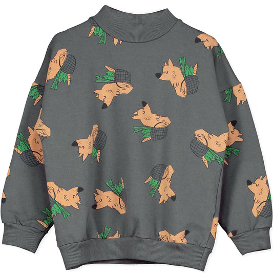 Kinder Sweatshirt Lötie Wolf Gemüse