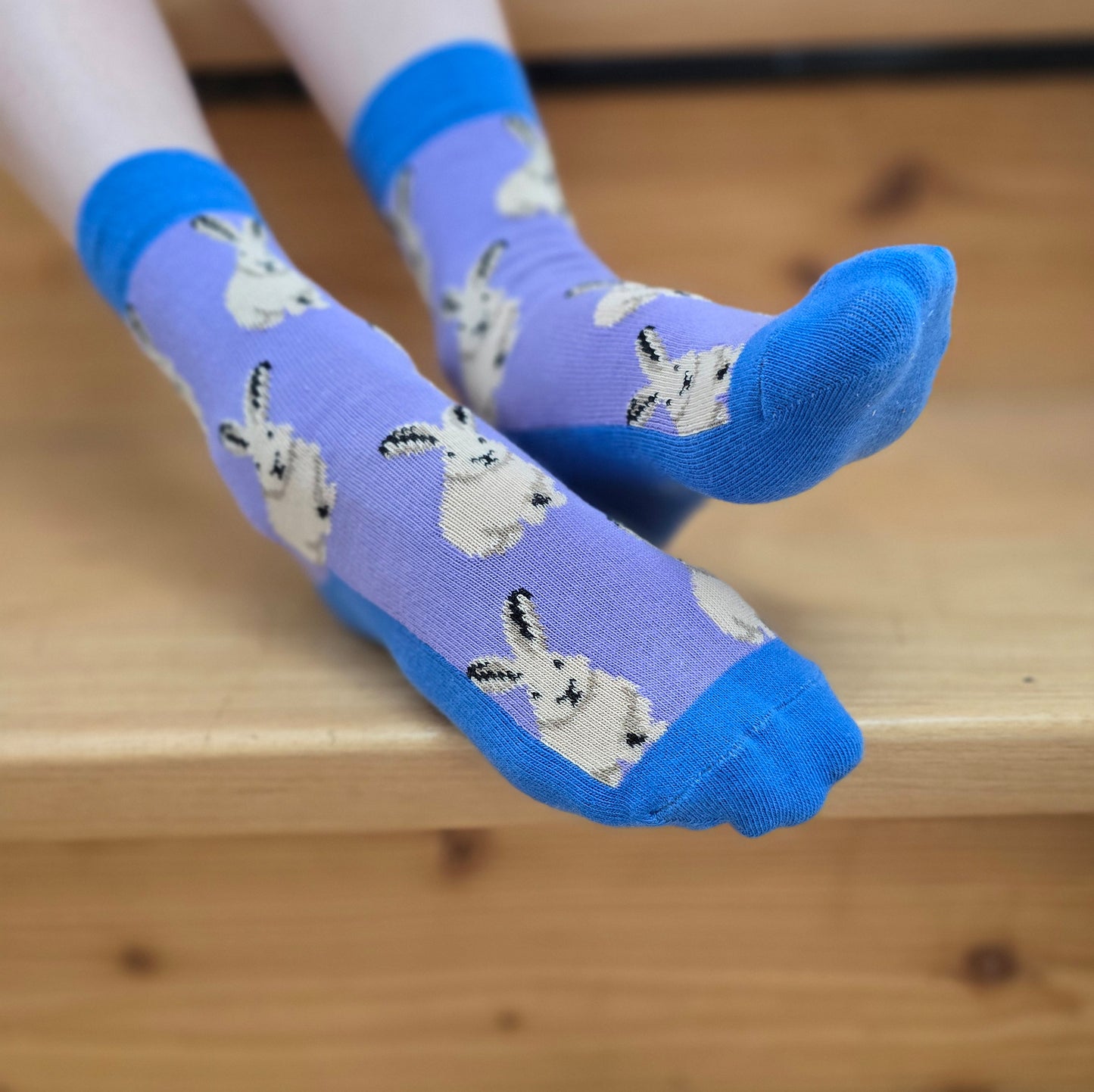 Hasi Socke lila/blau von Fräulein Prusselise