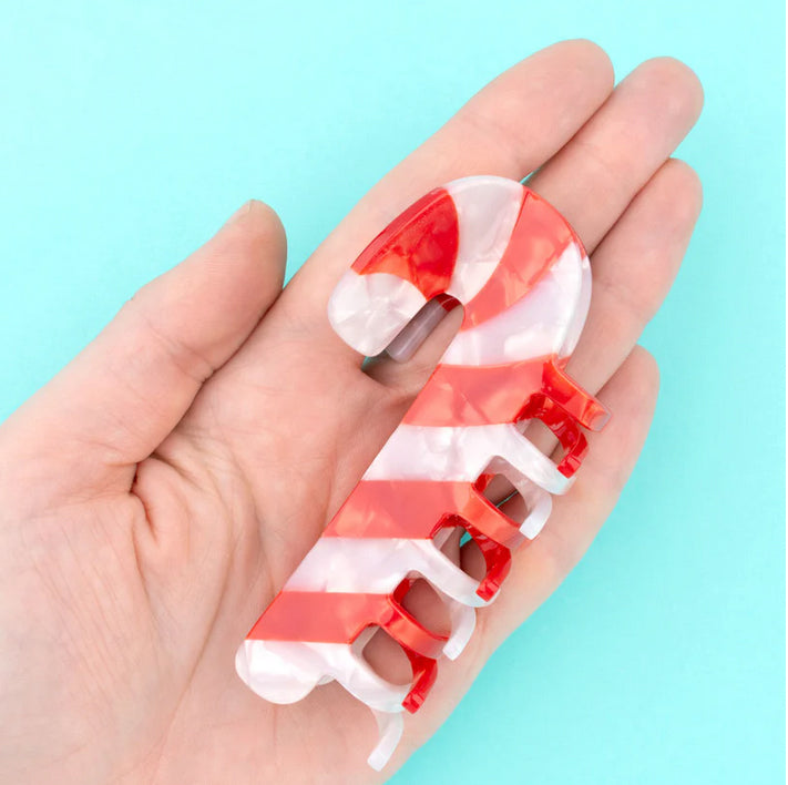 Candy Cane Hairclaw by Coucou Suzette