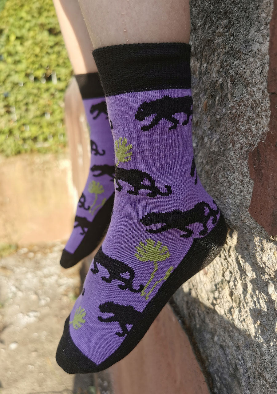 Kindersocke Panther atmo