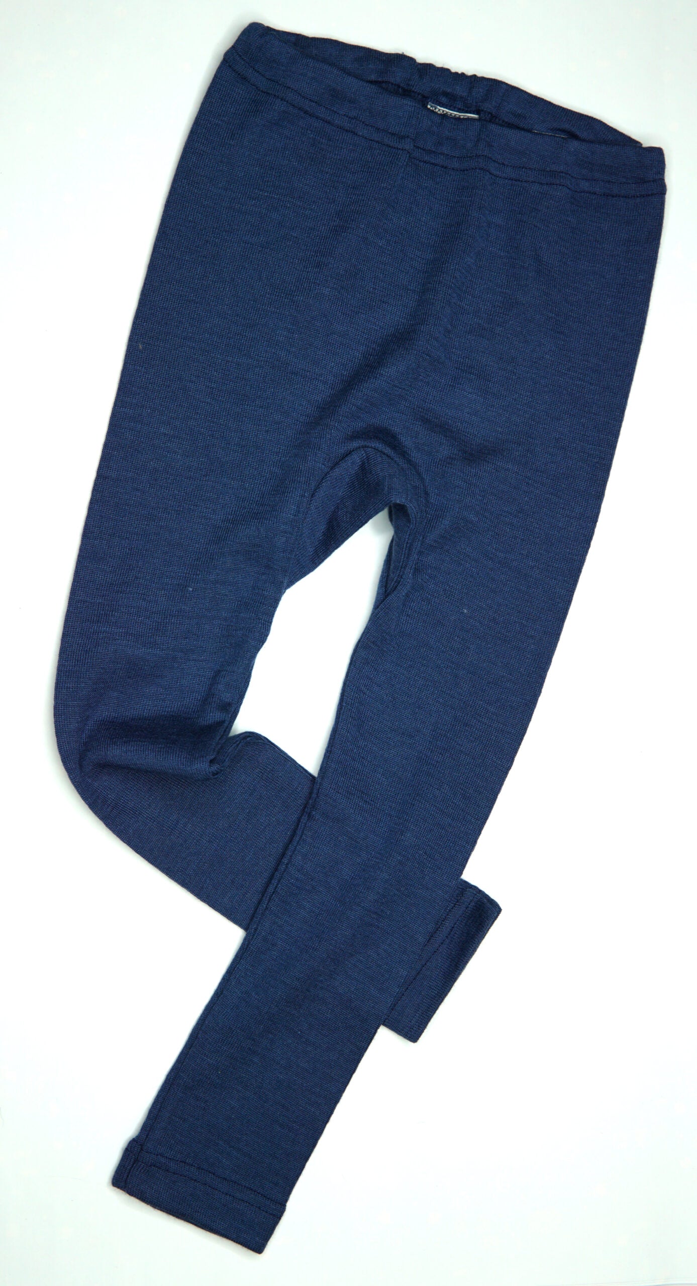 Wool and silk trousers blue by Cosilana