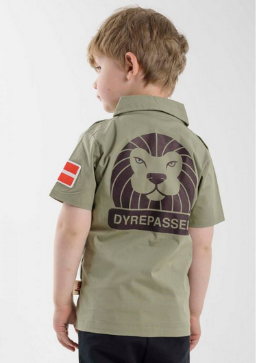 Shirt olive Dyrepasser/animal keeper from DYR