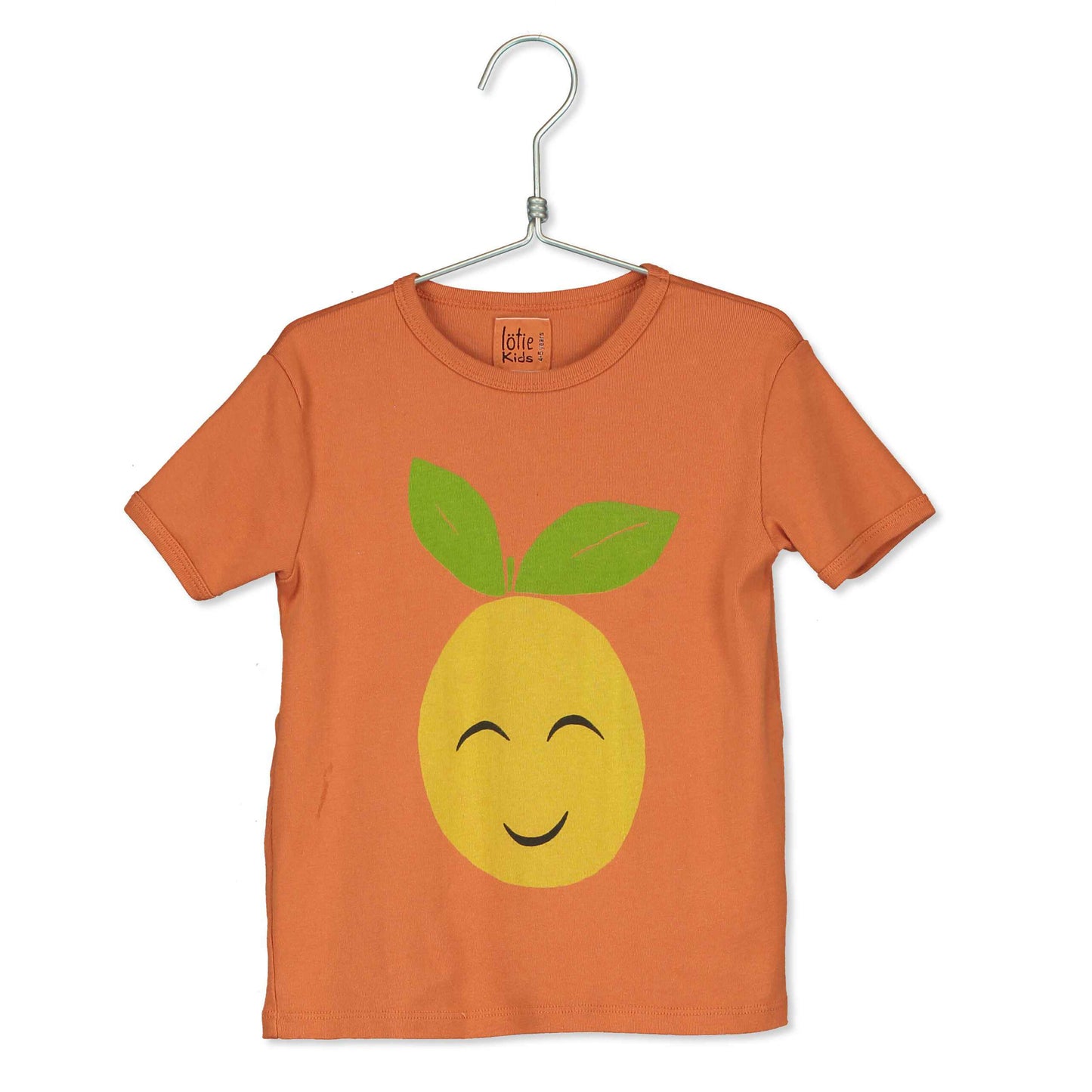 Kinder T-Shirt Lötie Grapefrut orange